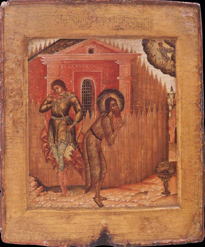 unknow artist The Decollation of Saint John the Baptist Spain oil painting art